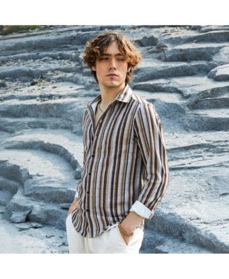 Men's Multitrack-Striped Shirt