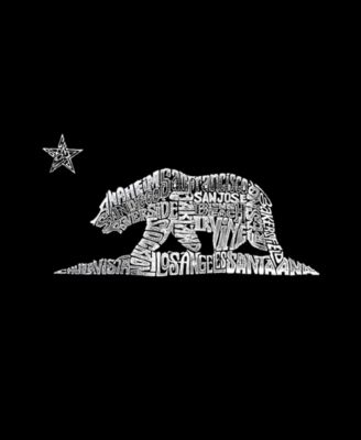Plus Size California Bear Word Art V-Neck T-Shirt