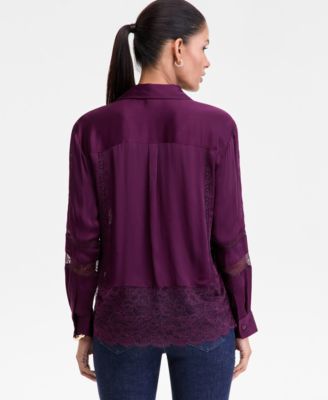 Women's Lace-Detail Shirt