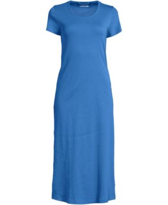 Women's Plus Size Cotton Short Sleeve Midcalf Nightgown