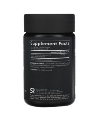 Vitamin K2  Low Dose  45 mcg  -  90 Veggie Softgels