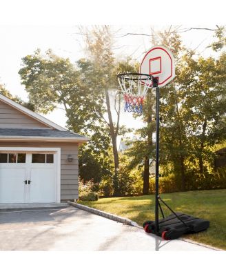 Adjustable Basketball Hoop System Stand with Wheels