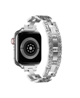 Pebble Styled Metal Replacement Band for Apple Watch