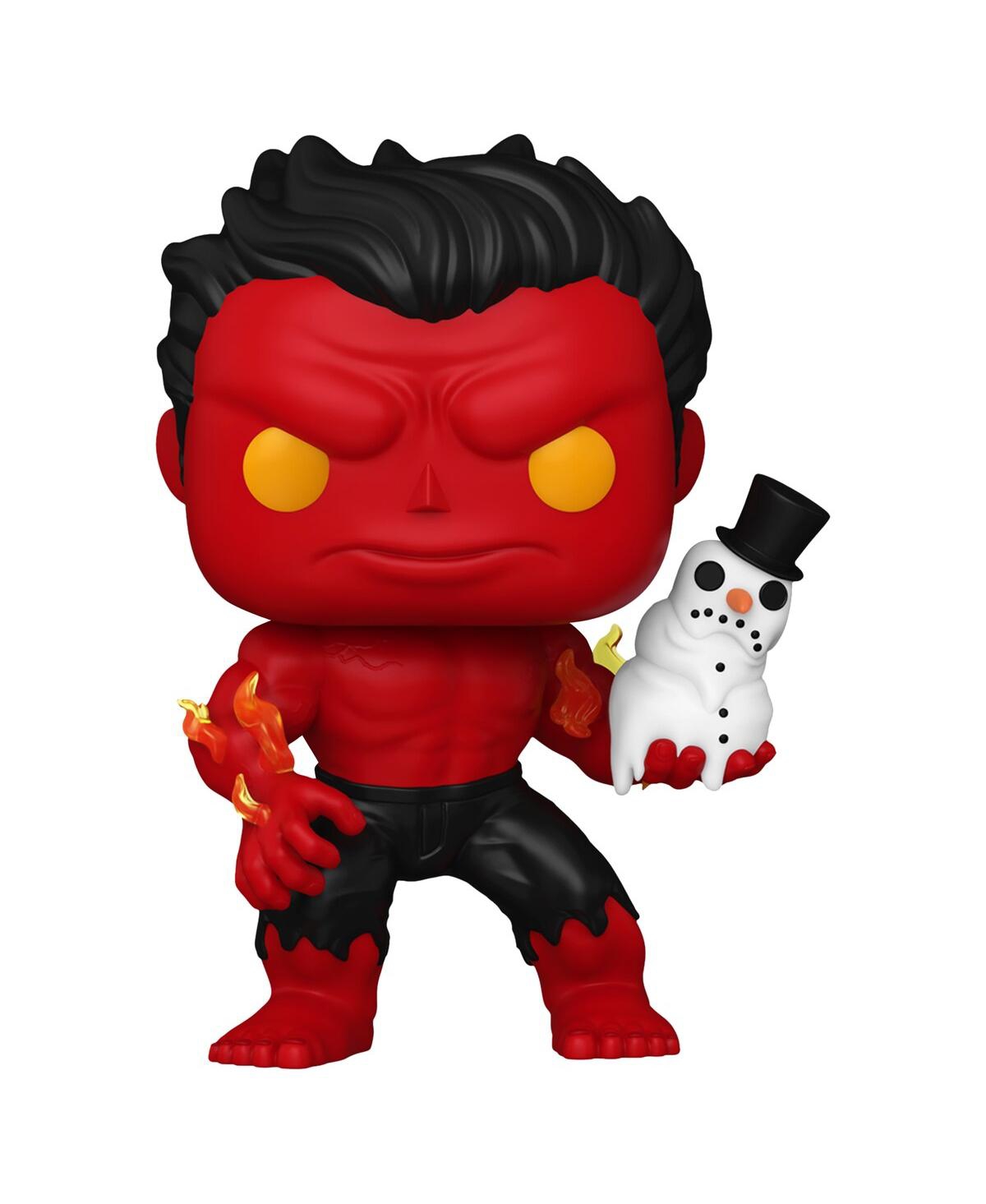 Funko Marvel 1439 Red Hulk Holiday Pop Vinyl Bobblehead In Transparent