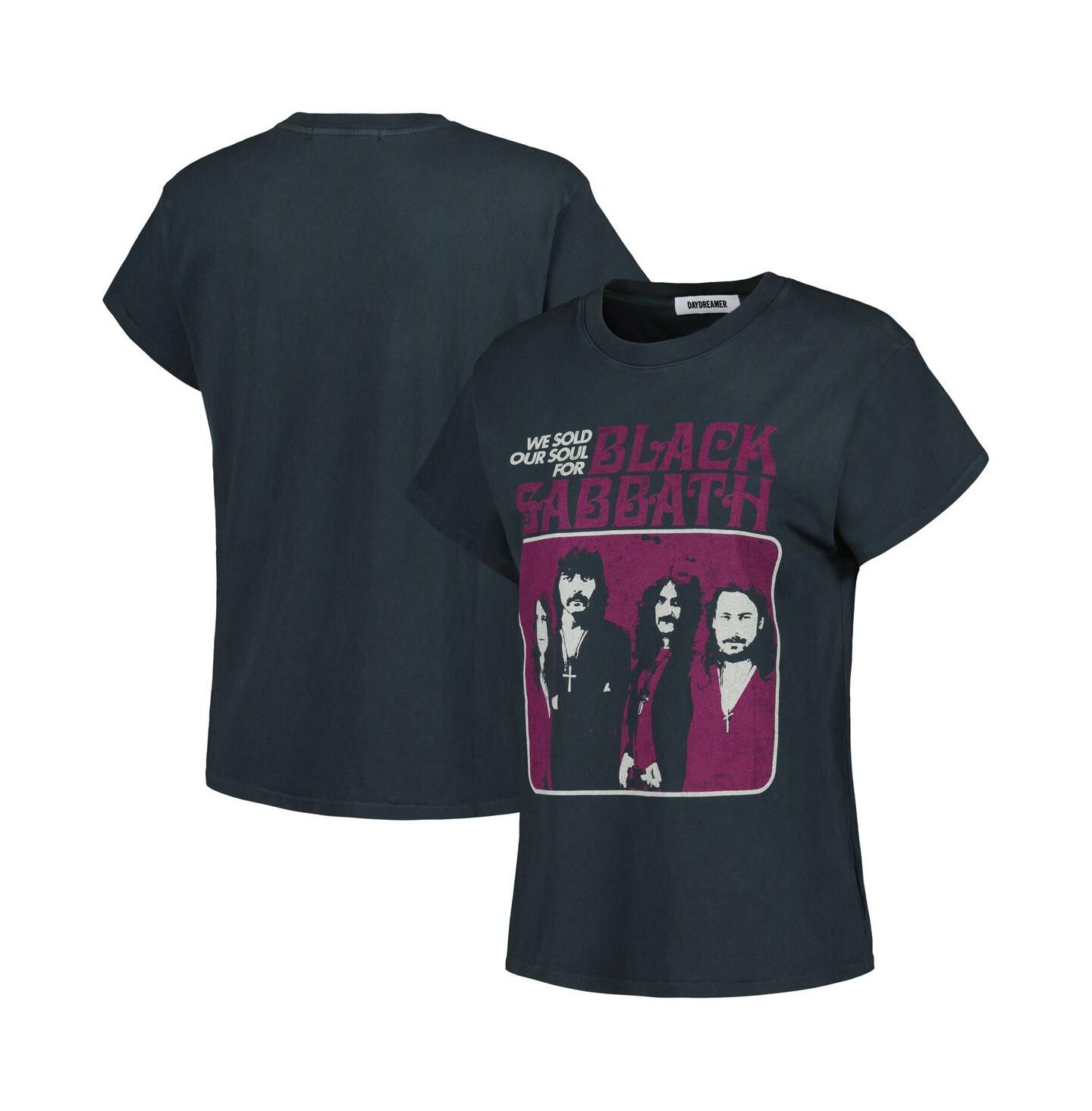 Женская футболка Daydreamer Charcoal Black Sabbath Tour Graphic — фото 1