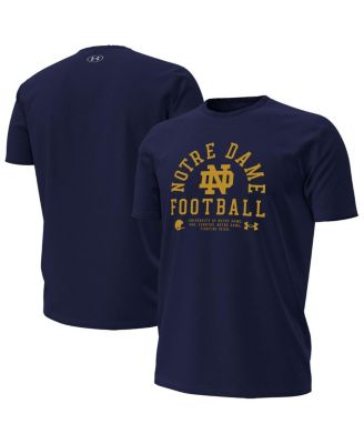 Under Armour - Men's Navy Notre Dame Fighting Irish 2025 Sideline Football Performance T-Shirt