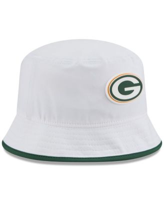 Men's White Green Bay Packers 2025 NFL Training Camp Stretch Bucket Hat