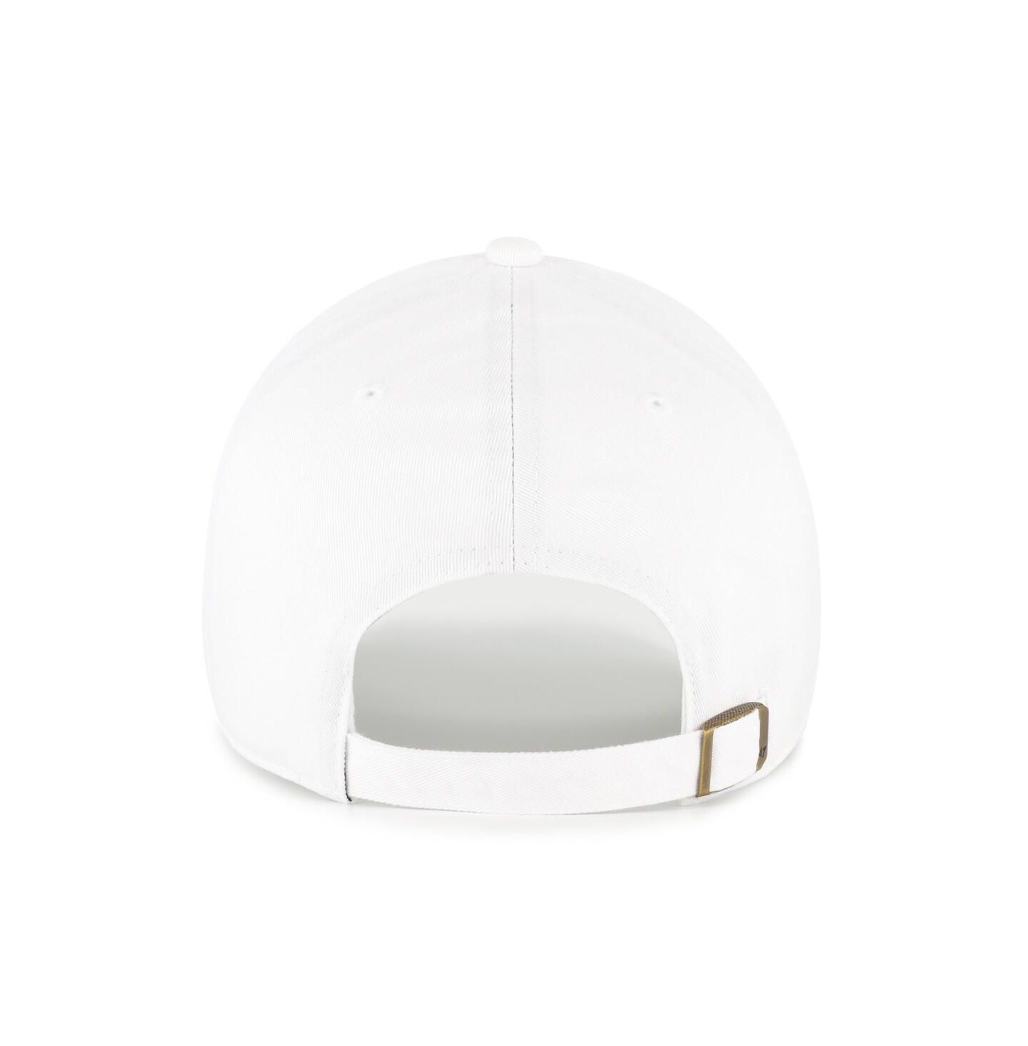 Мужская кепка '47 Brand White Hawaii Rainbow Warriors Clean Up Adjustable Hat — фото 2