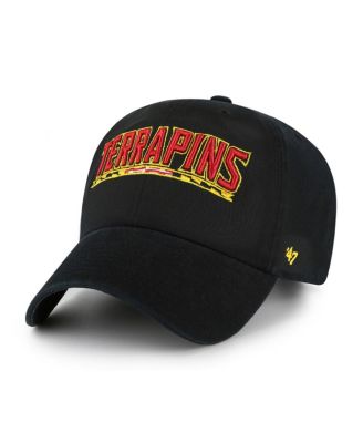 '47 Brand - Men's Black Maryland Terrapins clean up Adjustable Hat