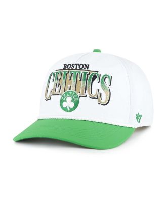 '47 Brand - Men's White/Kelly Green Boston Celtics Tribute Two-Tone Hitch Adjustable Hat