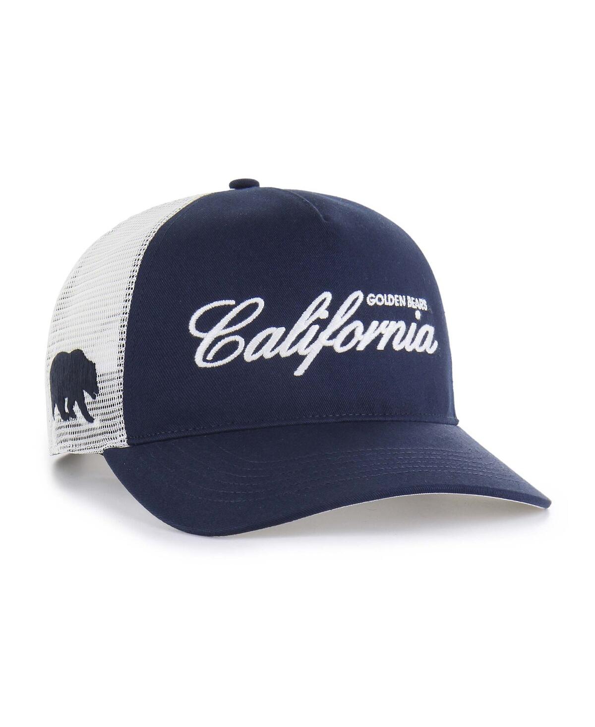 47 Brand Men's And Women's Navy Cal Bears Contemporary Basics Foundation Trucker Hitch Adjustable Hat In Blue
