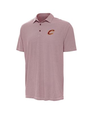 Antigua - Men's Wine Cleveland Cavaliers Twine Polo Shirt
