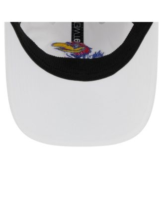 Men's White Kansas Jayhawks Active Ripstop 9TWENTY Adjustable Hat