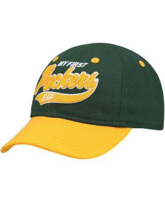Outerstuff - Baby Boys and Girls Green/Gold Green Bay Packers My First Tail Sweep Slouch Flex&nbsp;Hat