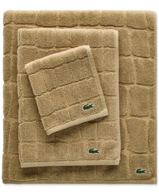 Heritage Croc Scale Cotton Bath Towel, 30" x 56"