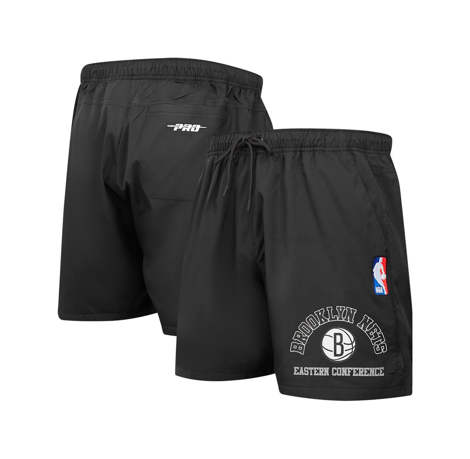 Men's Black Brooklyn Nets Area Code Shorts