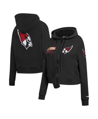 Pro Standard - Women's Black Arizona Cardinals Split Logo Full-Zip Hoodie