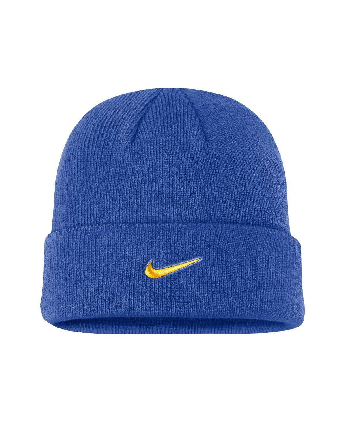 Nike Men's And Women's Royal Brazil National Team Terra Cuffed Knit Hat In Blue