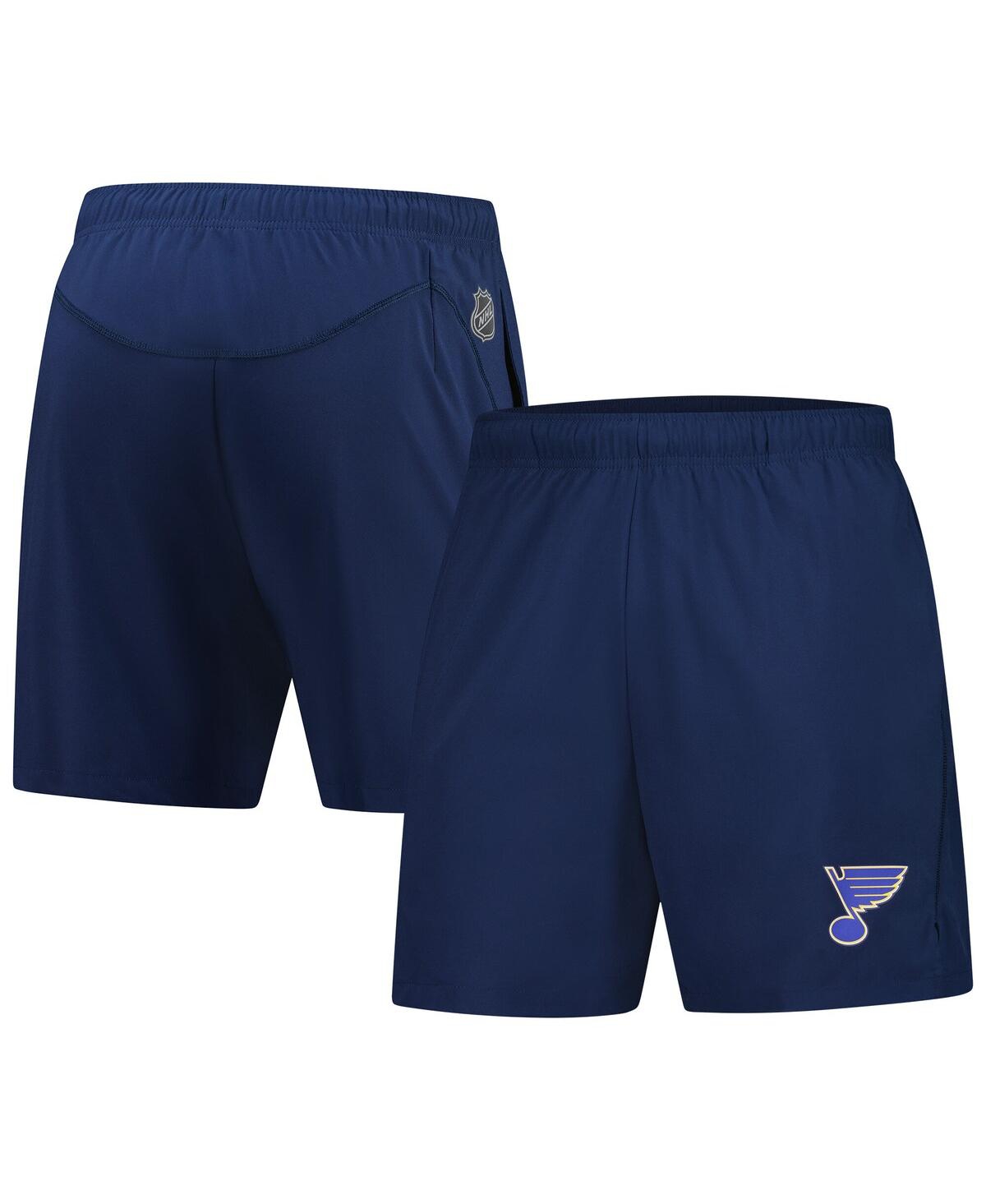 Fanatics Men's Navy St. Louis Blues Tech Training Shorts In Blue