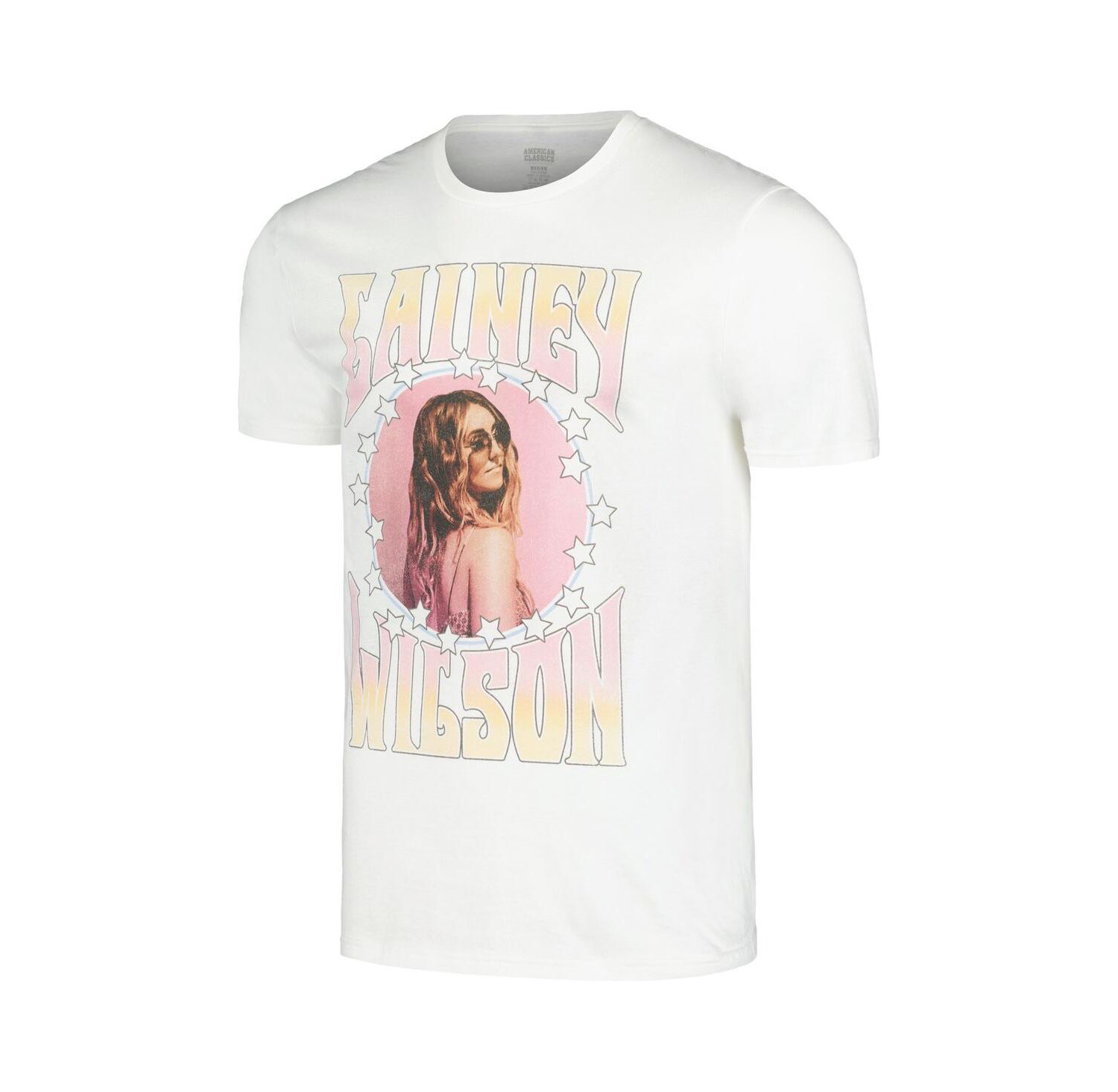 Men's and Women's White Lainey Wilson Stars And Gradient Graphic T-Shirt