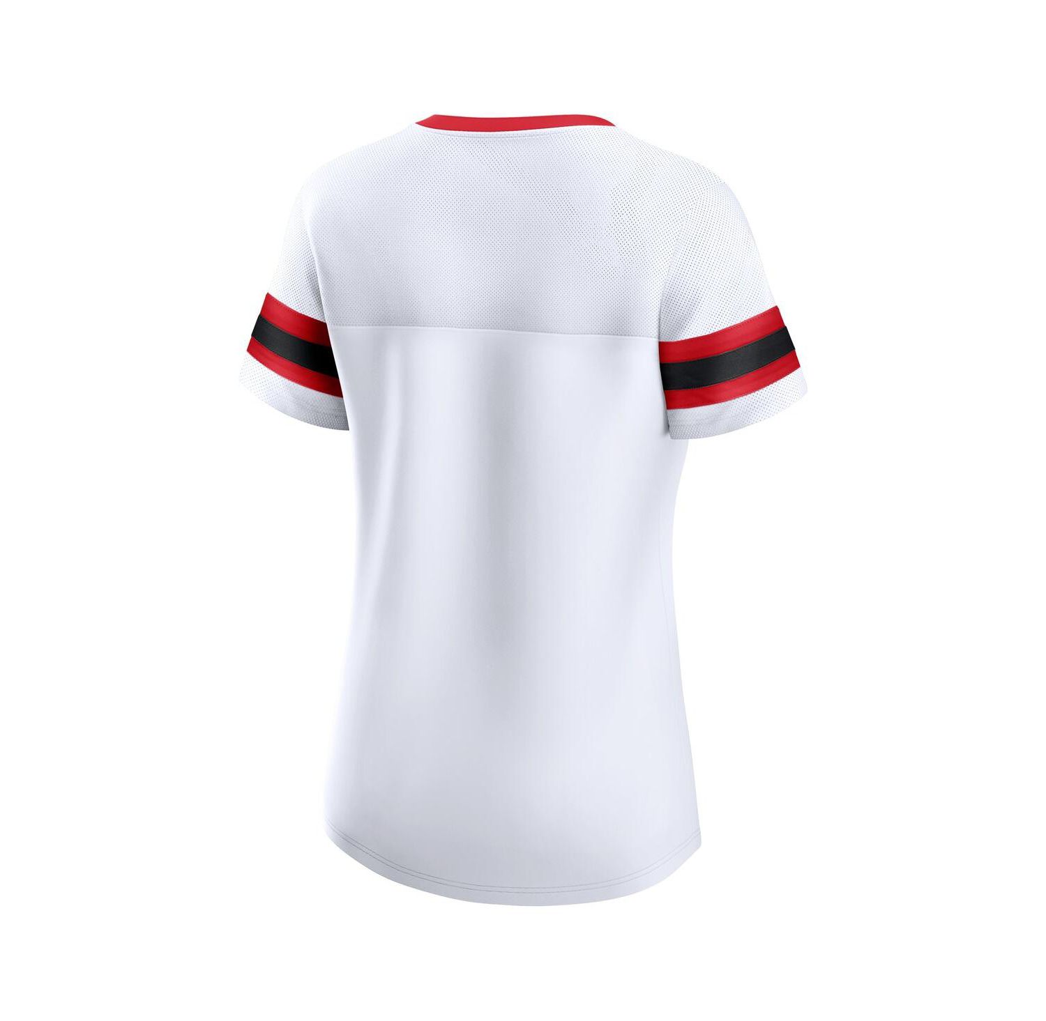 Women's White Wisconsin Badgers Iconic Athena T-Shirt