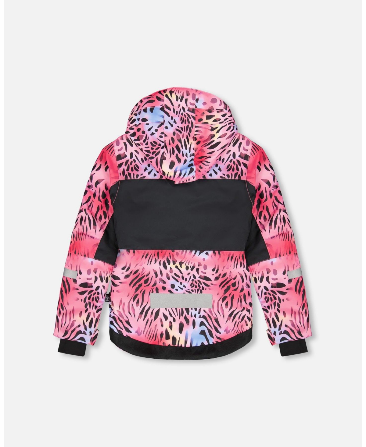 Deux par Big Girls Two-Piece Teknik Snowsuit Multicolor Leopard and Zebra