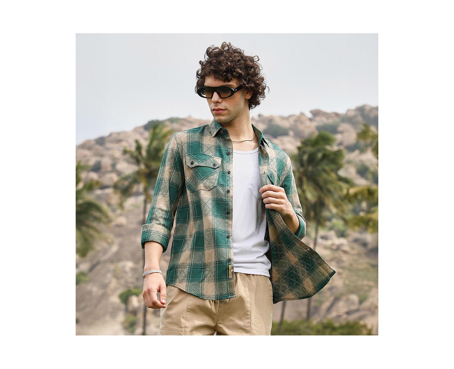 Men's Buffalo Check Utility Shirt