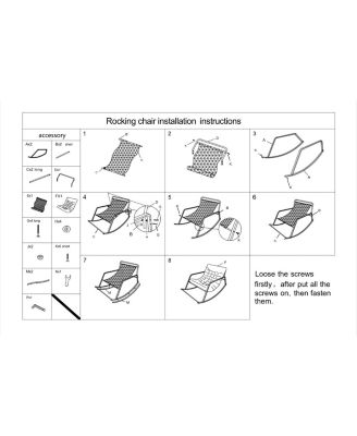 Rocking Chair with Extra-Wide leather Upholstered Gliding Chair Boucle Reclining Chair