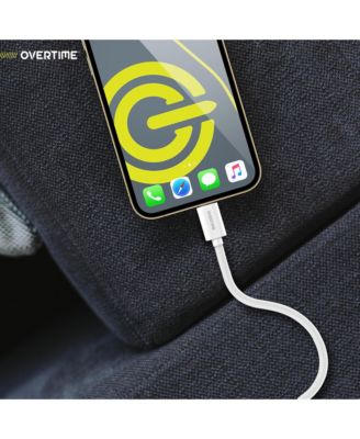 Lightning to C Cable: Dual USB-C PD20W & USB-A Car Charger (OHC10ICX2)