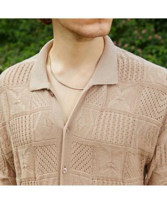 Men's Patch-Knit Shirt