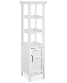 Elegant Home Fashions Delaney Linen Cabinet With 1 Door And 1