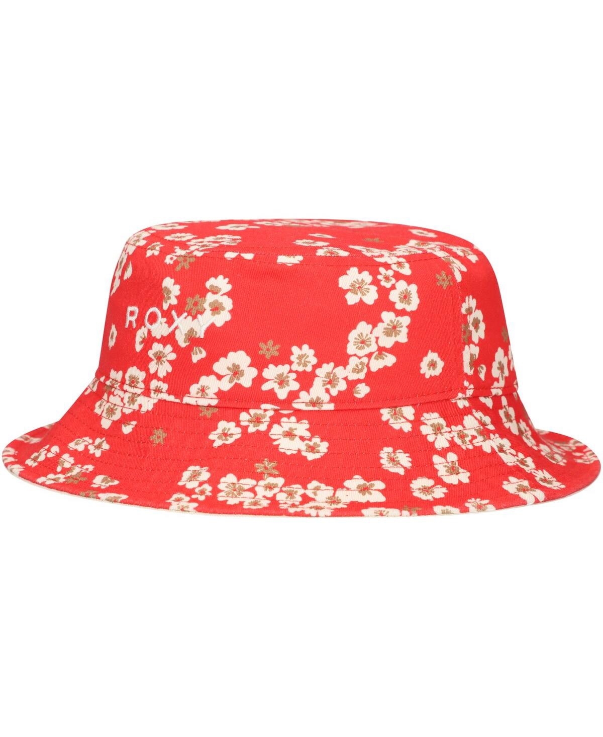 Roxy Big Girls Red Tiny Honey Bucket Hat In Orange