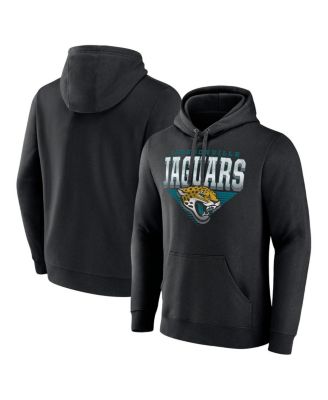 Fanatics - Men's Black Jacksonville Jaguars Geometric Chrome Pullover Hoodie