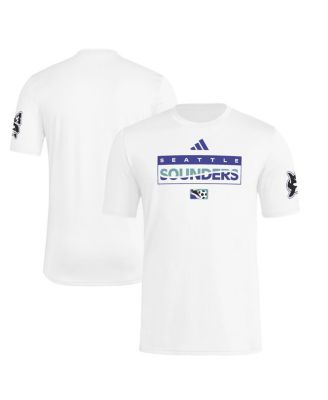 adidas - Men's White Seattle Sounders FC 2025 Archive Collection Jersey Hook T-Shirt