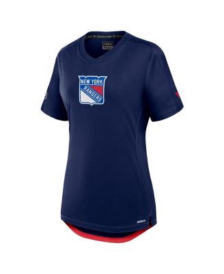 Women's Navy New York Rangers Authentic Pro Rink Tech T-Shirt
