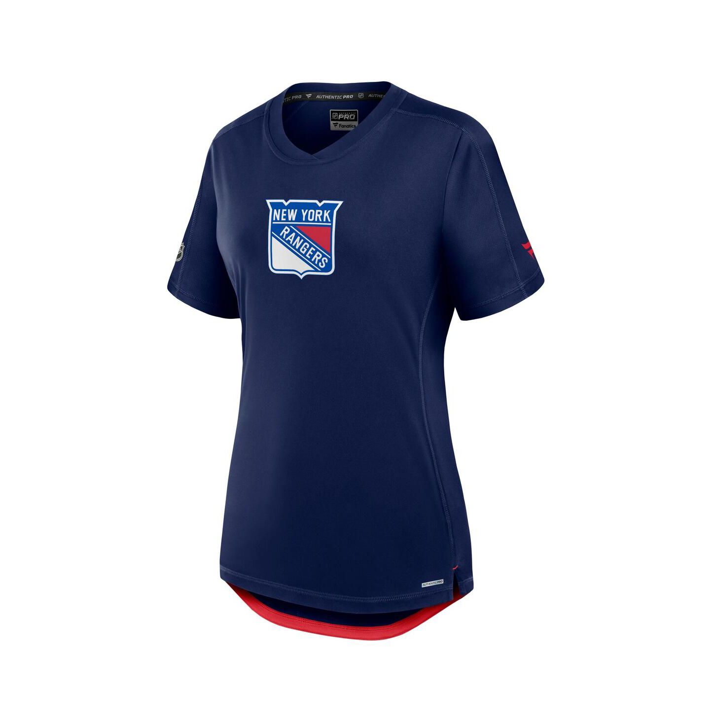 Женская футболка Fanatics Navy New York Rangers Authentic Pro Rink Tech — фото 3