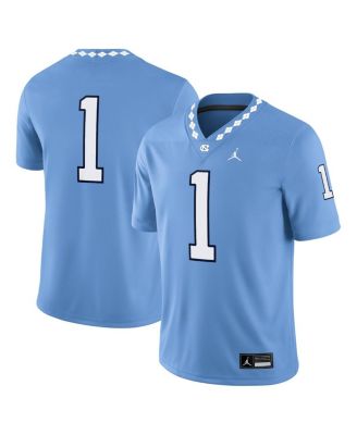 Jordan - Men's 1 Carolina Blue North Carolina Tar Heels Game Jersey