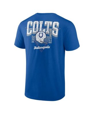 Men's Royal Indianapolis Colts Never Over T-Shirt