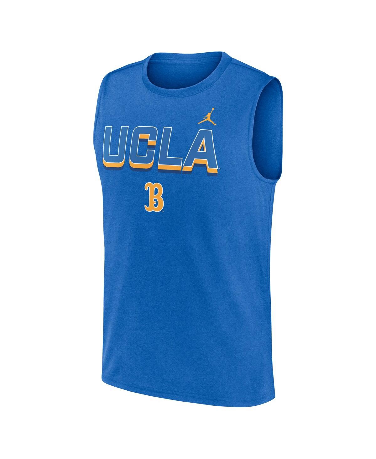 Jordan Men's Blue Ucla Bruins Primetime Tricode Legend Performance T-shirt In Blue