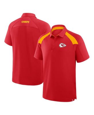 Fanatics - Men's Red Kansas City Chiefs Back Around Raglan Polo Shirt