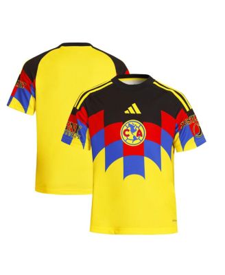 adidas - Big Boys and Girls Yellow Club America 2025/26 Home Replica Jersey