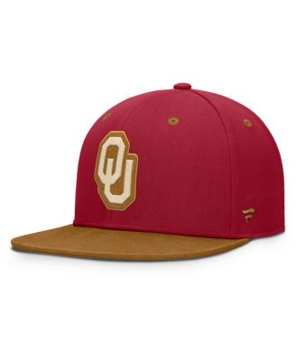 Fanatics - Men's Crimson/Brown Oklahoma Sooners NoBo Fitted Hat