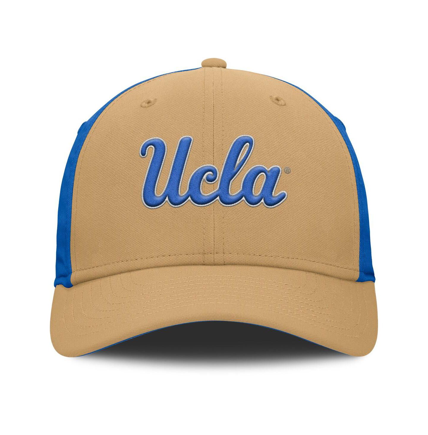 Мужская кепка Jordan Gold/Blue Ucla Bruins 2025 Sideline Rise Local Performance Flex Hat — фото 2