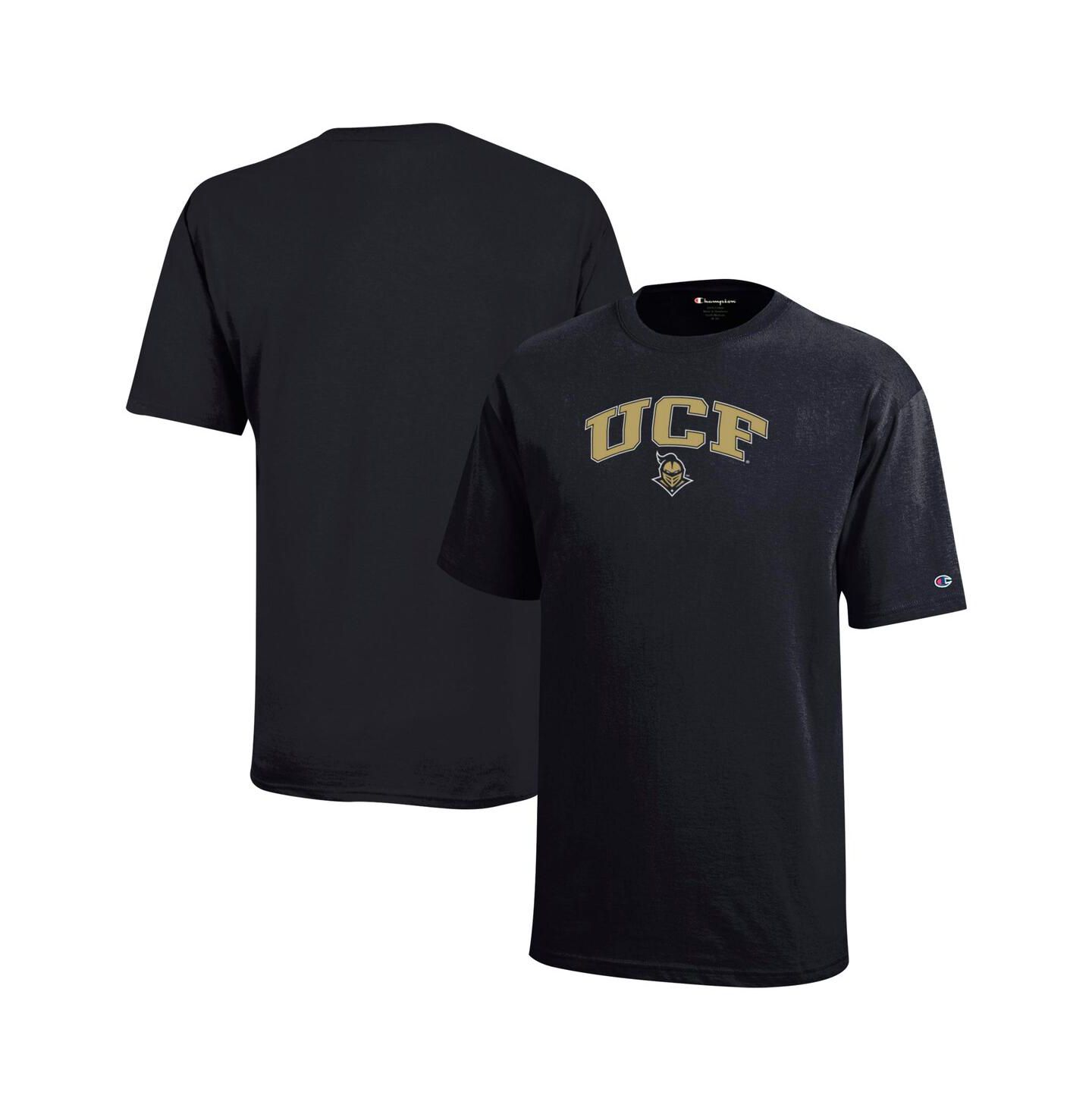 Детская футболка Champion Black UCF Knights Arch Over Logo — фото 1