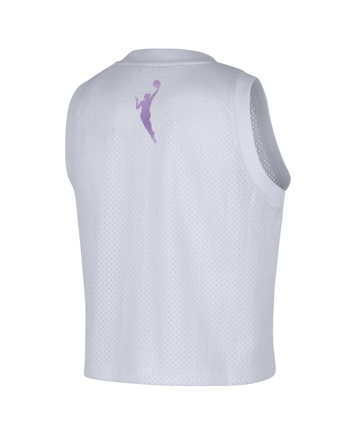 Nike White Golden State Valkyries Mesh Tank Top In White