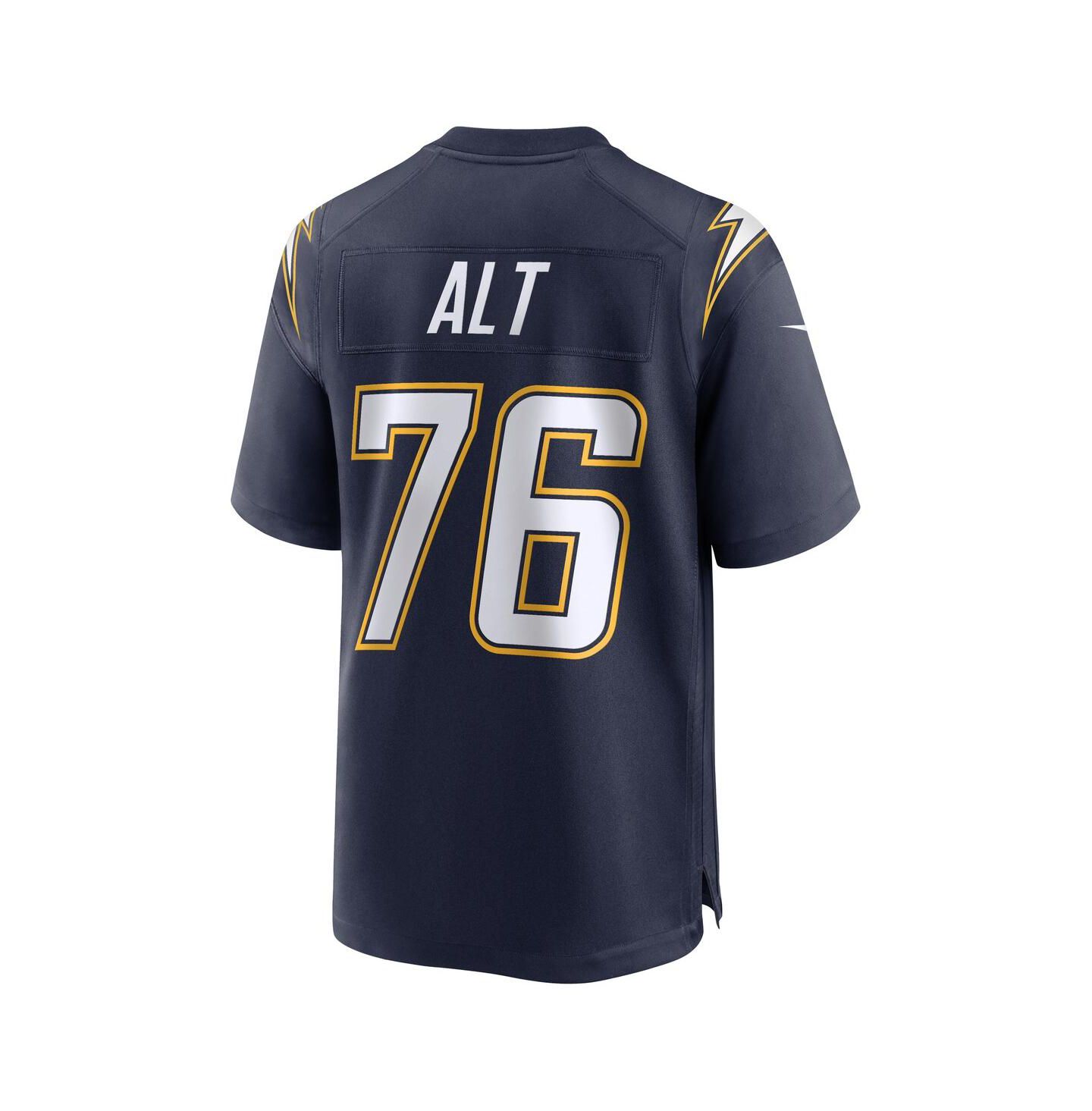 Мужской топ Nike Joe Alt Navy Los Angeles Chargers Alternate Super Chargers Game Player Jersey — фото 3