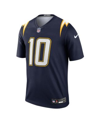 Men's Justin Herbert Navy Los Angeles Chargers Alternate Super Chargers Legend Player Performance Top
