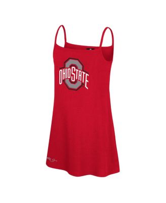 Colosseum - Big Girls Scarlet Ohio State Buckeyes Brook Tank Dress