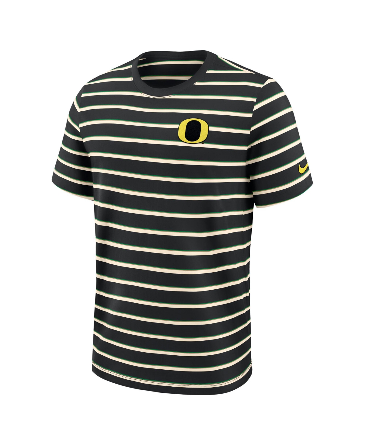 Nike Black Oregon Ducks Athletic Prep Legacy Summit Stripe T-shirt In Black