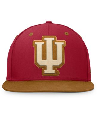 Men's Crimson/Brown Indiana Hoosiers NoBo Fitted Hat